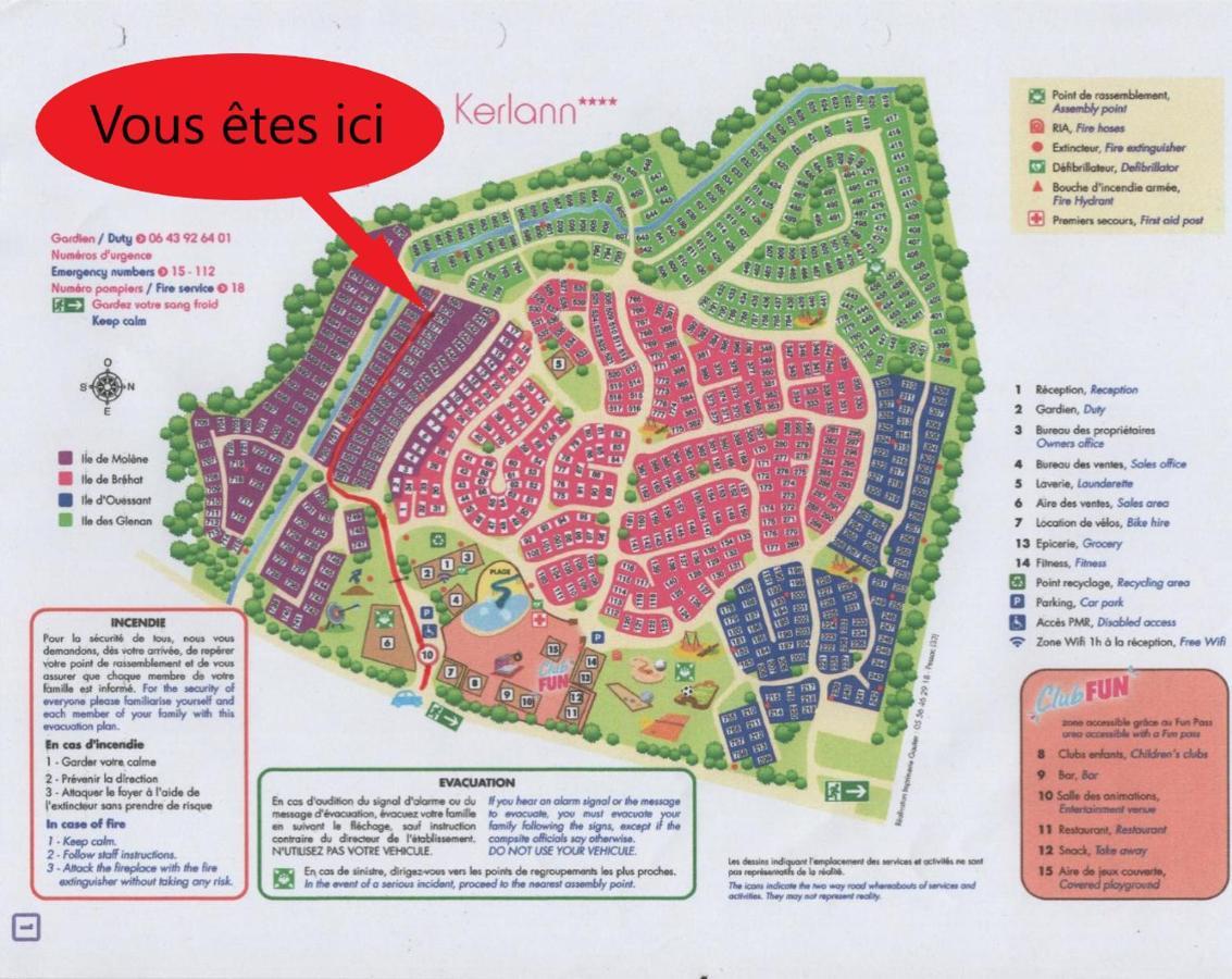 Mobil-Home 6/8 Personnes Au Domaine De Kerlann, Pont-Aven Eksteriør billede